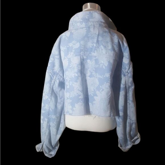 TOPSHOP Moto Jean Jacket - Size 10 - Picture 2 of 7